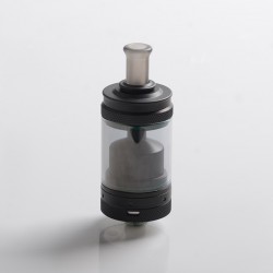 Authentic Auguse MTL / DTL V2 RTA Rebuildable Tank Atomizer - Black, 3.0ml, SS + Glass, 22 Diameter