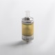 Authentic Auguse MTL / DTL V2 RTA Rebuildable Tank Vape Atomizer - Silver, 3.0ml, SS + Glass, 22 Diameter