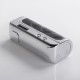 Authentic Augvape Foxy One 120 Vape Box Mod - Silver + Black Leather, 5~120W, 1 x 18650 / 20700 / 21700