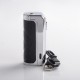 Authentic Augvape Foxy One 120 Vape Box Mod - Silver + Black Leather, 5~120W, 1 x 18650 / 20700 / 21700