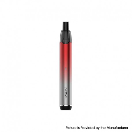 Authentic SMOKTech SMOK Stick G15 Pod System Starter Kit - Silver Red, 700mAh, 2.0ml Pod Cartridge, MTL 0.8ohm