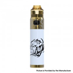 Authentic Oumier Wasp Nano Stick Pod System Mod + Wasp Nano RDA Starter Kit - Gold, 2000mAh, 22mm Diameter