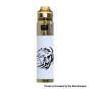 Authentic Oumier Wasp Nano Stick Pod System Mod + Wasp Nano RDA Starter Kit - Gold, 2000mAh, 22mm Diameter