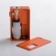 Authentic BP Mods Bushido Squonk Vape Mechanical Box Mod - Tangerine, For 22mm BF RDA, 1 x 18650