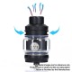 [Ships from Bonded Warehouse] Authentic GeekVape Z Max Sub Ohm Tank Atomizer - Gun Metal, 4.0ml / 2.0ml, 0.14ohm / 0.2ohm, 32mm