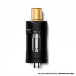 Authentic Innokin T18E Pro Tank Clearomizer Atomizerr - Black, 2.0ml, 1.7ohm / 1.5ohm