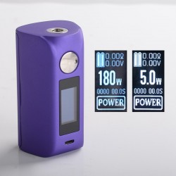 Authentic asMODus Minikin 2 180W 1.0" Touch Screen TC VW Variable Wattage Box Mod - Purple, 5~180W, 212~572'F, 2 x 18650