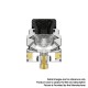 Authentic ThunderHead Creations Tauren MAX RDA Rebuildable Dripping Atomizer w/ BF Pin - Brass, 25mm Diameter