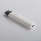 Authentic Elf Bar RF350 350mAh Pod System Vape Starter Kit - White, 1.6ml Refillable Pod Cartridge, 1.2ohm