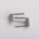 Authentic ThunderHead Creations THC Hand Craft 3-Core Fused Clapton Coil - 0.25ohm, Ni80, 26GA x 3 + 38GA (10 PCS)