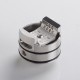 Authentic ThunderHead Creations THC Tauren MAX RDA Rebuildable Dripping Vape Atomizer w/ BF Pin - Silver Black, 25mm Diameter