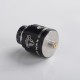 Authentic ThunderHead Creations THC Tauren MAX RDA Rebuildable Dripping Vape Atomizer w/ BF Pin - Silver Black, 25mm Diameter