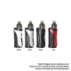 Authentic asMODus Xeneo 80W VW Pod System Mod Kit - Red, 5~80W, 1.1ohm / 0.4ohm, 1 x 18650