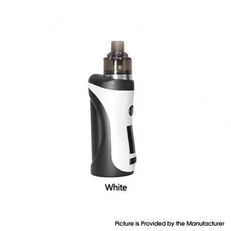 Authentic asMODus Xeneo 80W VW Pod System Mod Kit - White, 5~80W, 1.1ohm / 0.4ohm, 1 x 18650