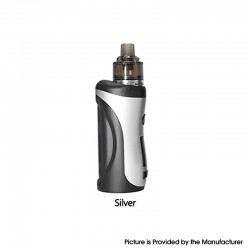 Authentic asMODus Xeneo 80W VW Pod System Mod Kit - Silver, 5~80W, 1.1ohm / 0.4ohm, 1 x 18650