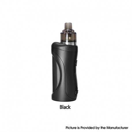 Authentic asMODus Xeneo 80W VW Pod System Mod Kit - Black, 5~80W, 1.1ohm / 0.4ohm, 1 x 18650