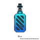 Authentic Uwell Crown V 5 200W TC VW Box Mod + Crown V Tank Atomizer Kit - Blue, 5~200W, 2 x 18650, 5.0ml, 29mm Diameter