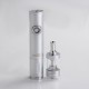 Authentic iSmoka Eleaf iJust VV Mod + BDC Atomizer Kit - Silver, 3.3~4.8V, 1 x 18650 /18350, 3.7ml, 1.6ohm/1.8ohm, 23mm Dia