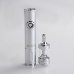 Authentic iSmoka Eleaf iJust VV Mod + BDC Atomizer Kit - Silver, 3.3~4.8V, 1 x 18650 /18350, 3.7ml, 1.6ohm/1.8ohm, 23mm Dia