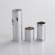 Authentic iSmoka Eleaf iJust VV Mod + BDC Atomizer Kit - Silver, 3.3~4.8V, 1 x 18650 /18350, 3.7ml, 1.6ohm/1.8ohm, 23mm Dia