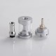 Authentic iSmoka Eleaf iJust VV Mod + BDC Atomizer Kit - Silver, 3.3~4.8V, 1 x 18650 /18350, 3.7ml, 1.6ohm/1.8ohm, 23mm Dia