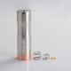 Authentic Timesvape Dreamer V1.5 Hybrid Mechanical Mech Vape Mod - Brushed Silver, Stainless Steel, 1 x 18650 / 20700 / 21700