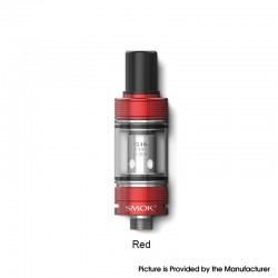 Authentic SMOKTech SMOK Gram-16 Sub Ohm Tank Clearomizer Atomizer - Red, 2.0ml, 0.6ohm, 16mm Diameter