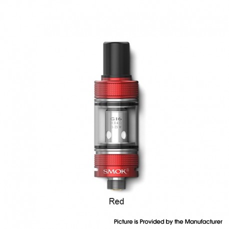 Authentic SMOKTech SMOK Gram-16 Sub Ohm Tank Clearomizer Atomizer - Red, 2.0ml, 0.6ohm, 16mm Diameter