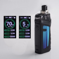 [Ships from Bonded Warehouse] Authentic VandyVape Jackaroo 70W VW Pod System Mod Kit - Sea Cerulean, 5~70W, 2000mAh, 4.5ml