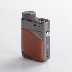 [Ships from Bonded Warehouse] Authentic Vaporesso Swag PX80 80W VW Box Mod - Leather Brown, 5~80W, 1 x 18650, AXON Chip
