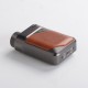 Authentic Vaporesso Swag PX80 80W VW Variable Wattage Box Mod - Leather Brown, 5~80W, 1 x 18650, AXON Chip