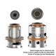 [Ships from Bonded Warehouse] Authentic GeekZ Max Sub Ohm Tank Replacement M0.3 Dual Coil Head - 0.3ohm, KA1, (55~65W) (5 PCS)