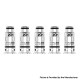 [Ships from Bonded Warehouse] Authentic ZQ Xtal Pro Pod System Replacement Mesh Coil Head - 0.6ohm (15~18W) (5 PCS)