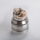 Cabeo Style DL / MTL RTA Rebuildable Tank Atomizer - Silver, 5.0ml, Single Coil Configuration, 24mm Diameter