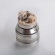 Cabeo Style DL / MTL RTA Rebuildable Tank Atomizer - Silver, 5.0ml, Single Coil Configuration, 24mm Diameter