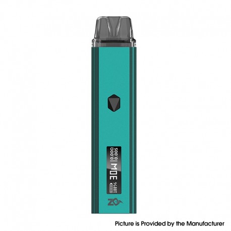 [Ships from Bonded Warehouse] Authentic ZQ Xtal Pro 30W Pod System Starter Kit - Teal, 1~30W, 1000mAh, 3.0ml Pod Cartridge