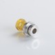 Authentic VXV Soulmate RTA Pod Replacement Tank Tube + 510 Drip Tip - Amber + SS