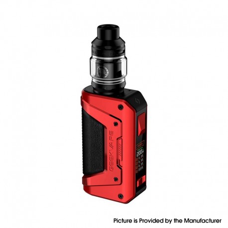 [Ships from Bonded Warehouse] Authentic GeekVape L200 Kit 200W VW Aegis Legend 2 Box Mod + Z Sub ohm Tank Atomizer - Red