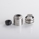 Authentic ThunderHead Creations THC Tauren MAX RDA Rebuildable Dripping Vape Atomizer w/ BF Pin - Silver, 25mm Diameter