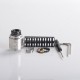 Authentic ThunderHead Creations THC Tauren MAX RDA Rebuildable Dripping Vape Atomizer w/ BF Pin - Silver, 25mm Diameter