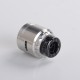 Authentic ThunderHead Creations THC Tauren MAX RDA Rebuildable Dripping Vape Atomizer w/ BF Pin - Silver, 25mm Diameter