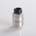 Authentic Digi Drop V1.5 RDA Rebuilable Dripping Atomizer w/ BF Pin - SS, Dual Coil Configuration, 24mm Diameter