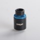 Authentic Digiflavor Drop V1.5 RDA Rebuilable Dripping Vape Atomizer w/ BF Pin - Blue Black, Dual Coil Configuration, 24mm Dia