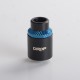 Authentic Digiflavor Drop V1.5 RDA Rebuilable Dripping Vape Atomizer w/ BF Pin - Blue Black, Dual Coil Configuration, 24mm Dia