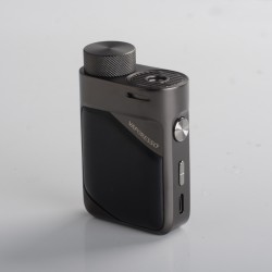 [Ships from Bonded Warehouse] Authentic Vaporesso Swag PX80 80W VW Box Mod - Brick Black, 5~80W, 1 x 18650, AXON Chip