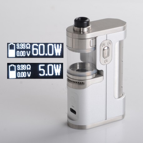 Authentic Dovpo X Suicide Mods Abyss 60W VW SBS AIO Mod Kit - Classic, 5~60W, 1 x 18650 / 21700, Dovpo Chipset