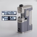 Authentic Dovpo X Suicide Mods Abyss 60W VW SBS AIO Mod Kit - Storm, 5~60W, 1 x 18650 / 21700, Dovpo Chipset