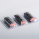 Authentic Advken Oasis Pod System Vape Kit Replacement Pod Cartridge w/ 1.2ohm A1 Coil Head - Black, 2ml (3 PCS)