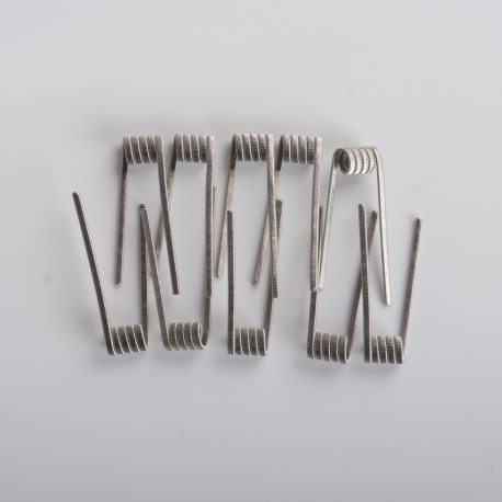 Authentic ETU Pre-built Coil Wire - 0.35ohm, Ni80, Kernel 28GA x 2 + 38GA x 9 + 36, Wrapped 0.3 x 2 + 0.1 x 9 + 0.13 (10PCS)