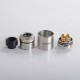 Authentic Digiflavor Drop V1.5 RDA Rebuilable Dripping Vape Atomizer w/ BF Pin - SS, Dual Coil Configuration, 24mm Diameter